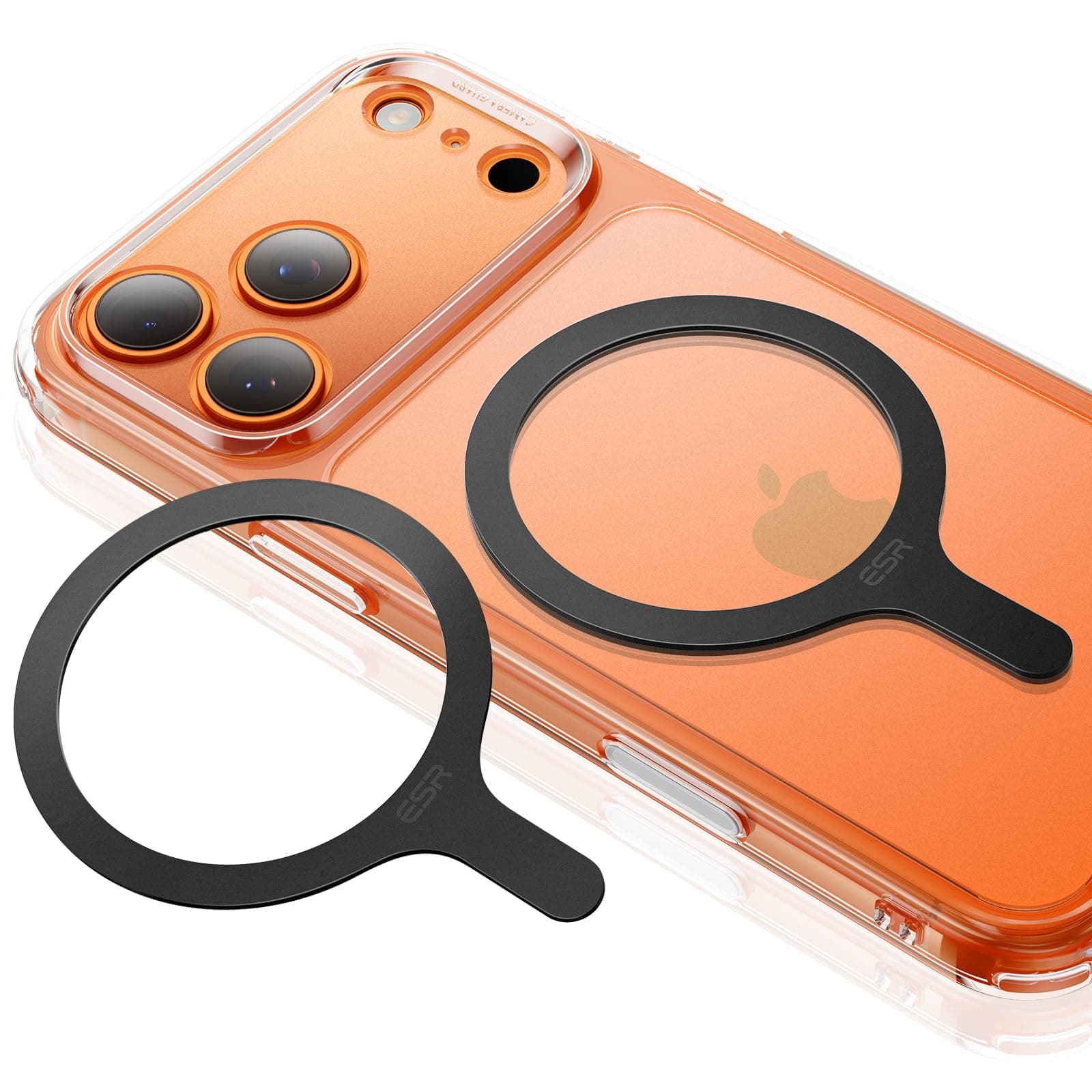 ESR für MagSafe Ring Aufkleber, 2 Stück Metallring für Handyhülle, MagSafe Sticker,Universal Ladegerät-Umrüstset, für iPhone Air/17/17e/16/16e/15/14/13/12/11, Pixel 10, S26+/S26 Ultra/S24/S23 und mehr