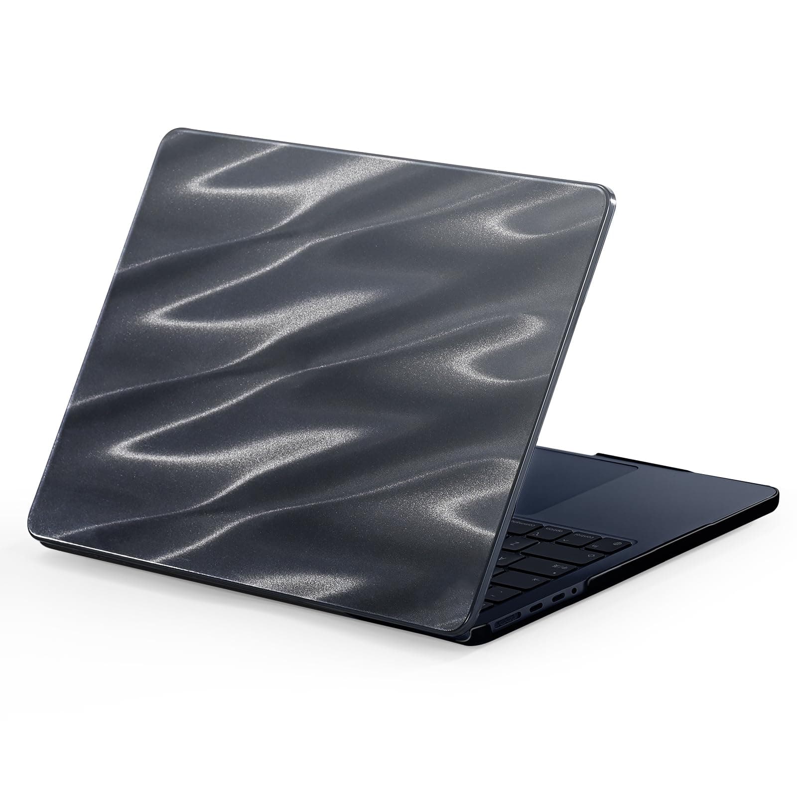EooCoo Custodia compatibile con MacBook Pro 14 pollici 2026 2025-2023 2021 M5 M4 M3 M2 M1 Pro Max A3434 A3112 A3185 A3401 A2918 A2992 A2779 A2442, Rigida Protezione PC con Motivo a onde Scintillanti