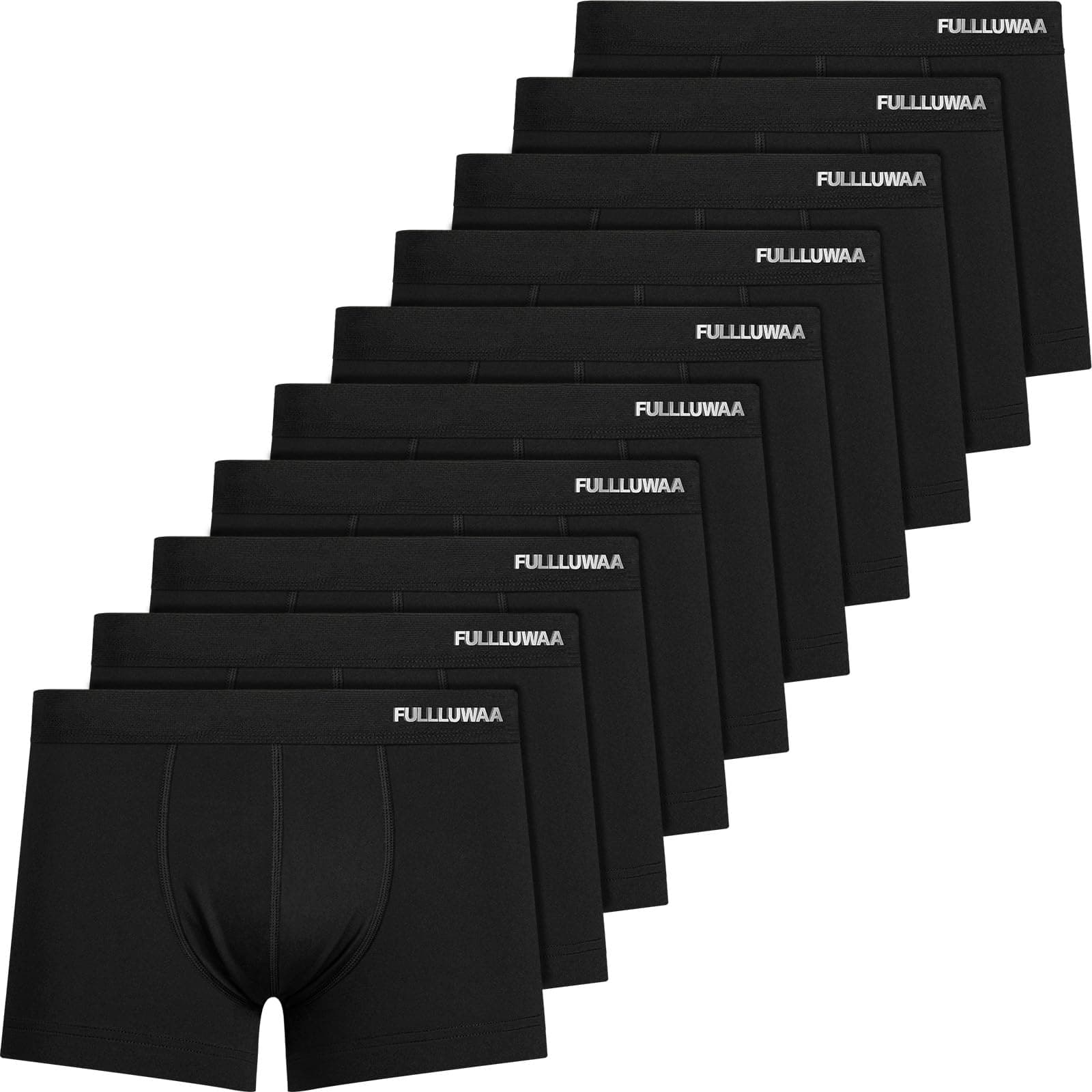 Fullluwaa Boxer Uomo 10 Pezzi – 95% Cotone, Elasticità, Taglia M-4XL, Lavorazione Squisita & Tessuto Morbido