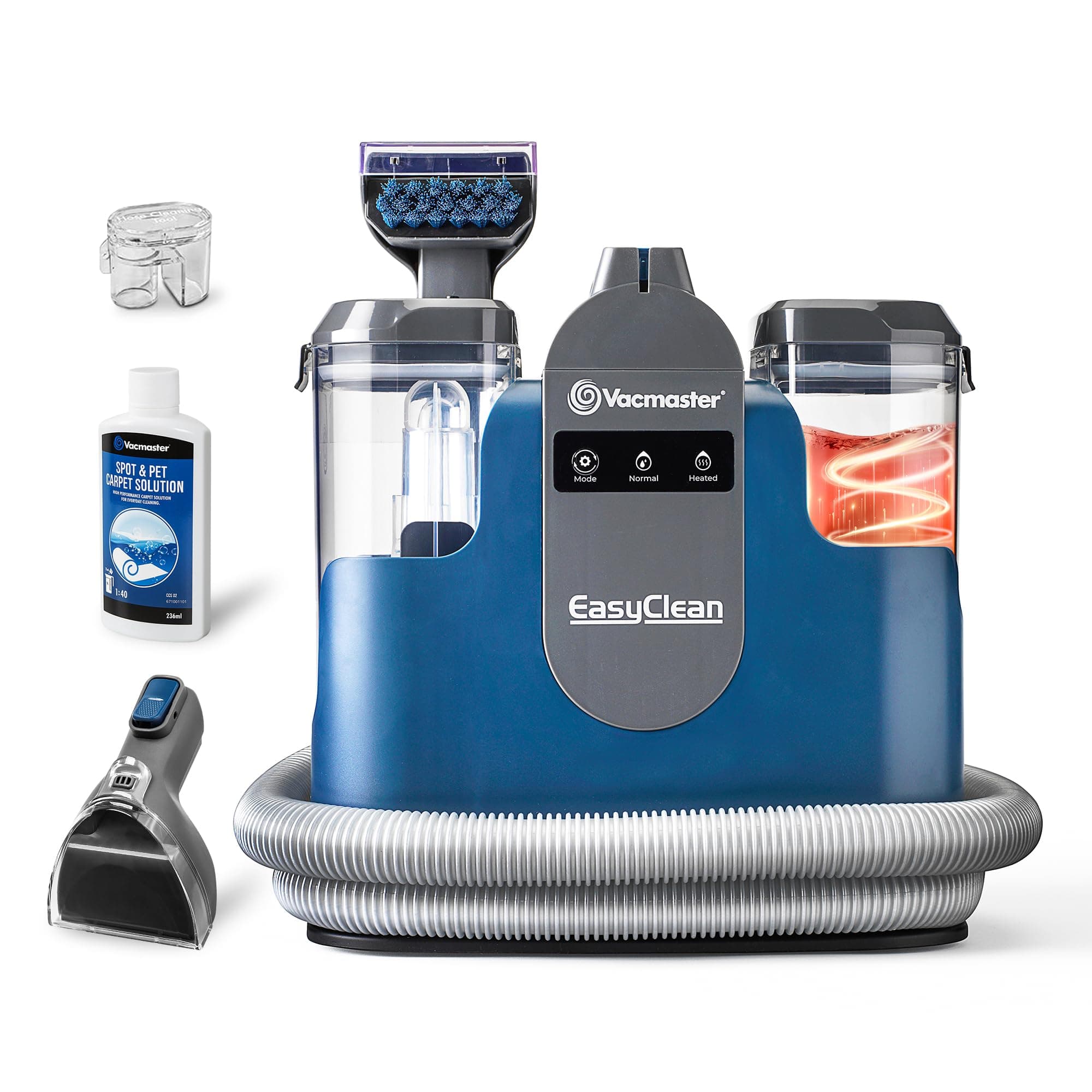 Vacmaster SCC1201H 500W Aspirapolvere Pulitore per tappeti con tecnologia di riscaldamento Dispositivo per la pulizia di tappezzeria Ideale per Pulisci Scale, divano, Sedili Auto, Moquette e Tappeti