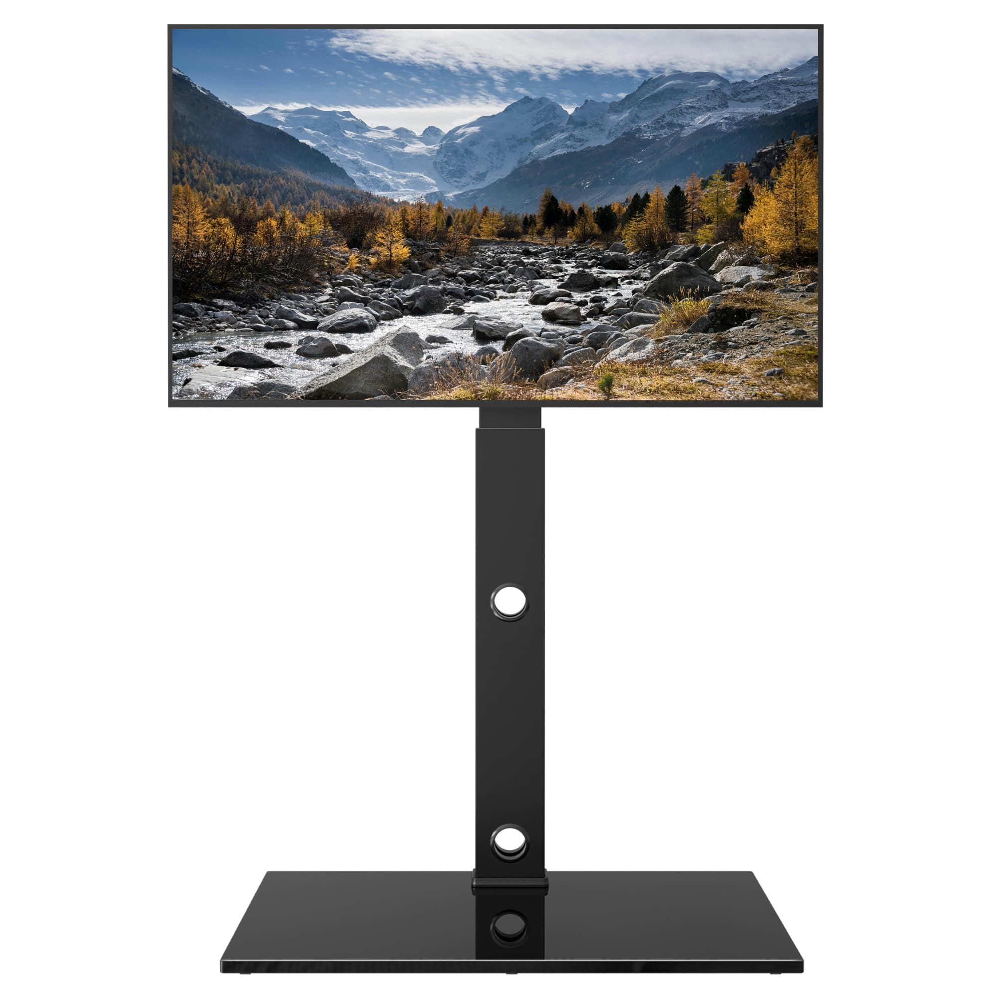 BONTEC Soporte TV Pie para Pantallas de 30-70 Pulgadas de Curvos Planos Plasma OLED LCD LED hasta 40 kg, Soporte Suelo TV Altura Ajustable, VESA Máx 600x400 mm