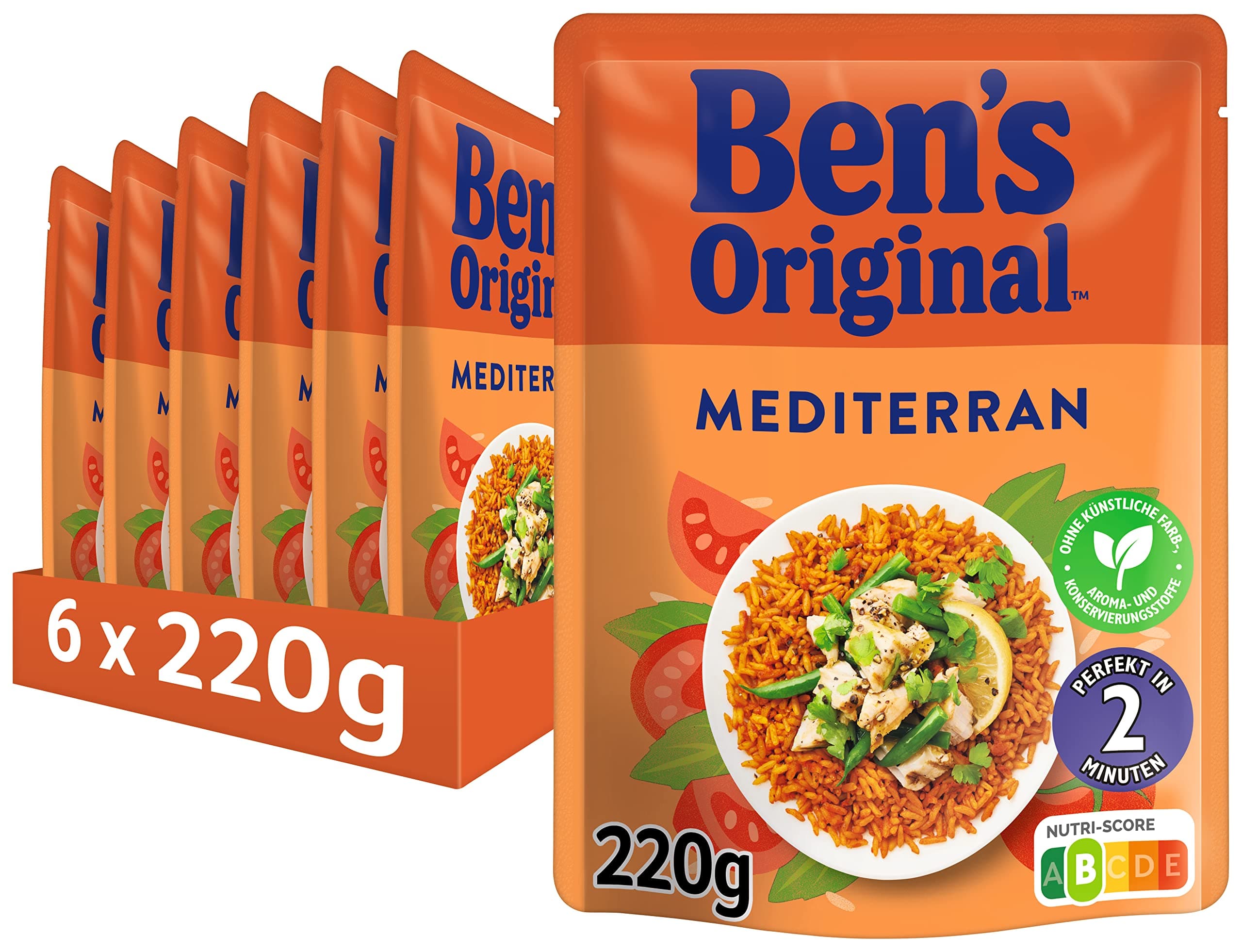 BEN'S ORIGINAL™ Express Reis Mediterran 6 x 220g