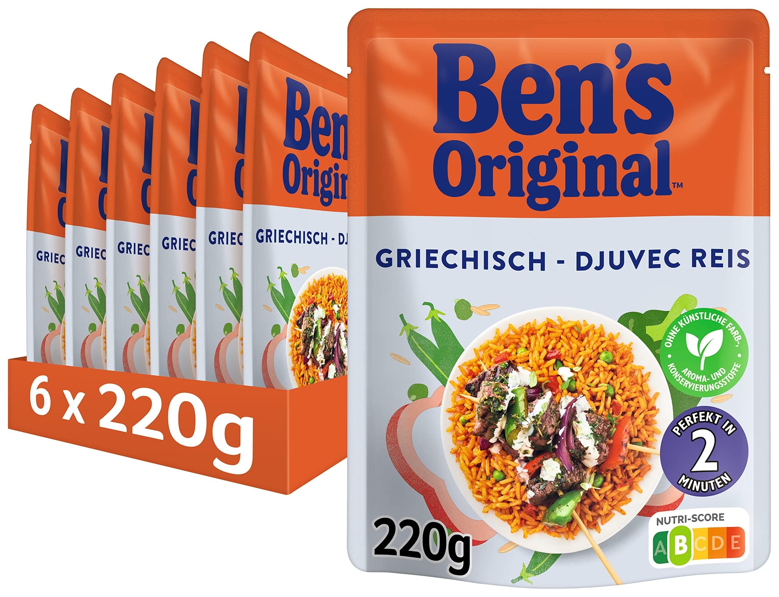 BEN'S ORIGINAL™ Express Reis Griechisch 6 x 220g