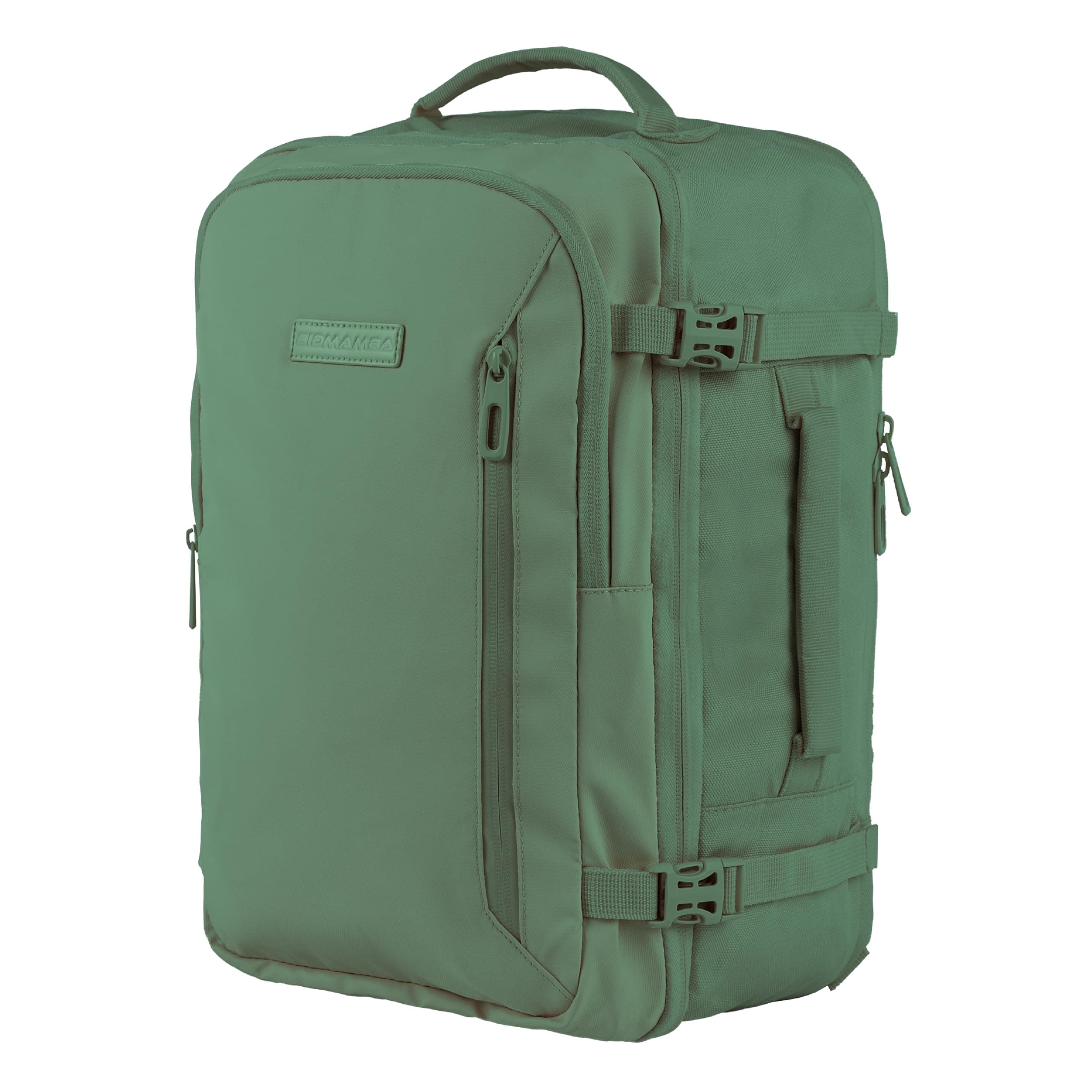 Zaino Bagaglio A Mano 40x20x25 Ryanair, Zaino Borsa 20L Voli Low Cost Easyjet - Verde Militare