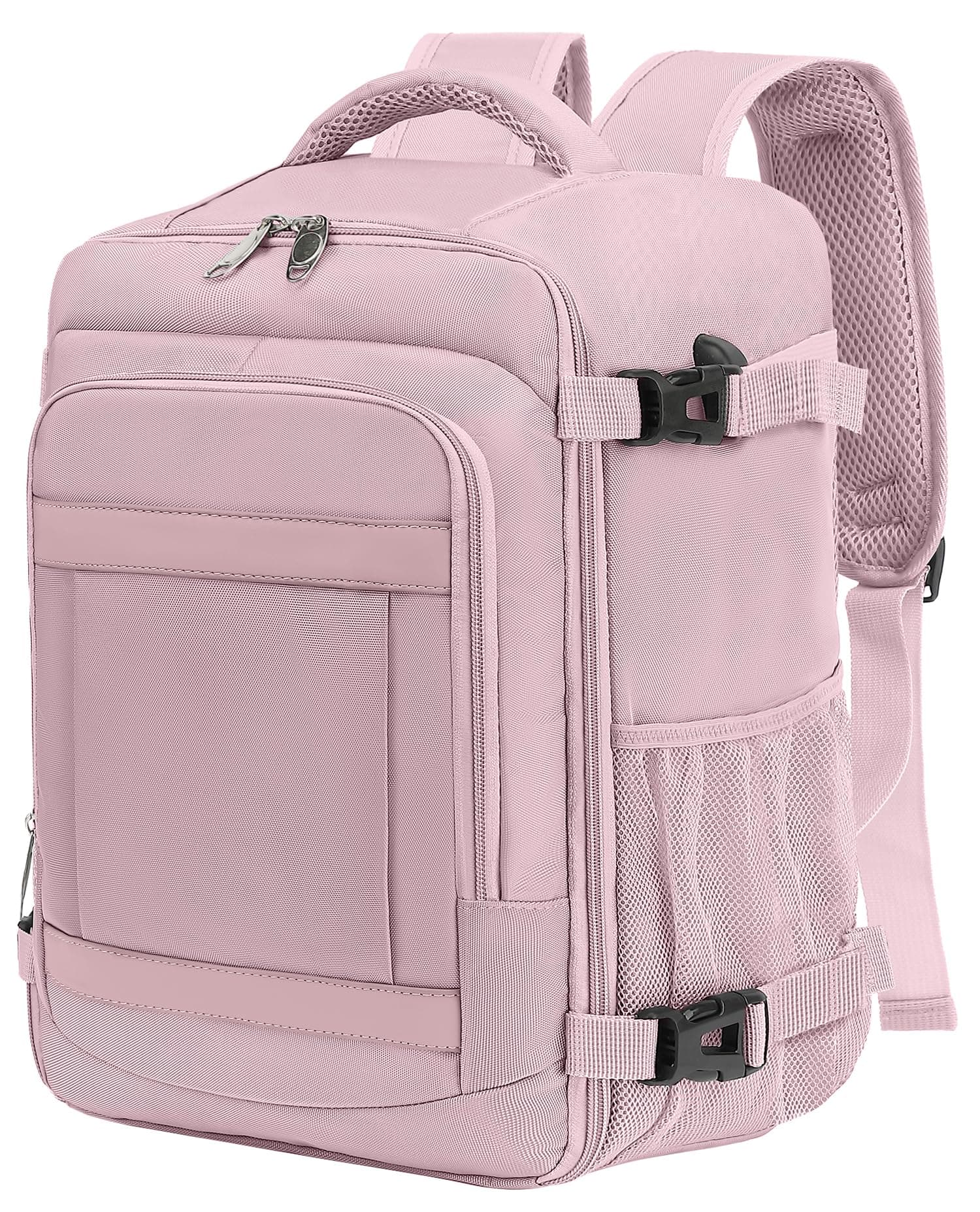 KLOSTAIN Zaino Ryanair 40x20x25 Zaino da Viaggio Aereo Bagaglio a Mano 20L Borsa da Cabina per Uomo e Donna Zaino da Viaggio Lavoro e Scuola Trekking, Blu Rosa Chiaro