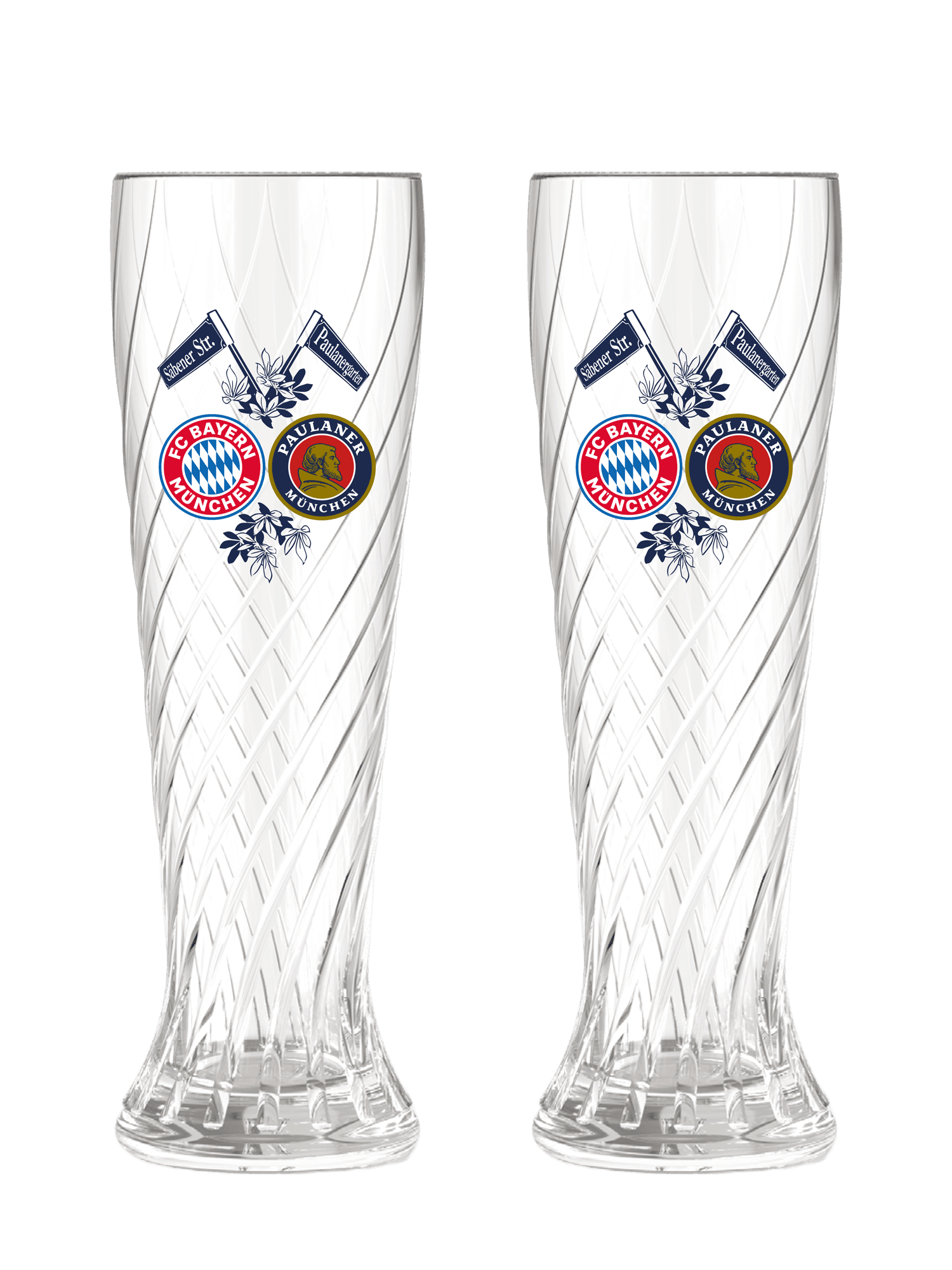 Weißbierglas 2er-Set 0,5 l