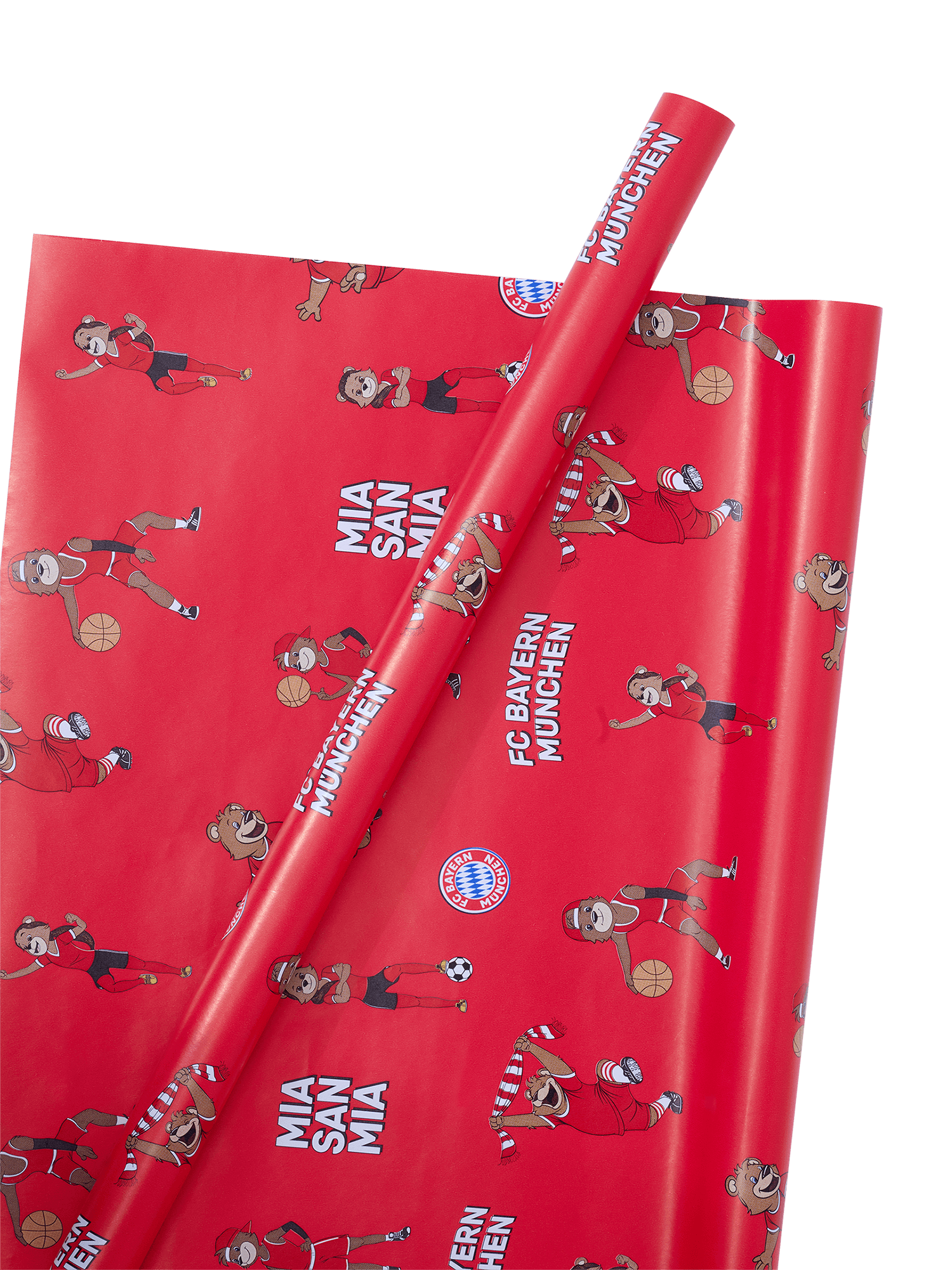 Geschenkpapier Maskottchen 2er Set