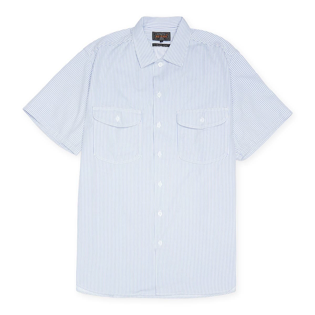 Work Short Sleeve Stripe COOLMAX® 