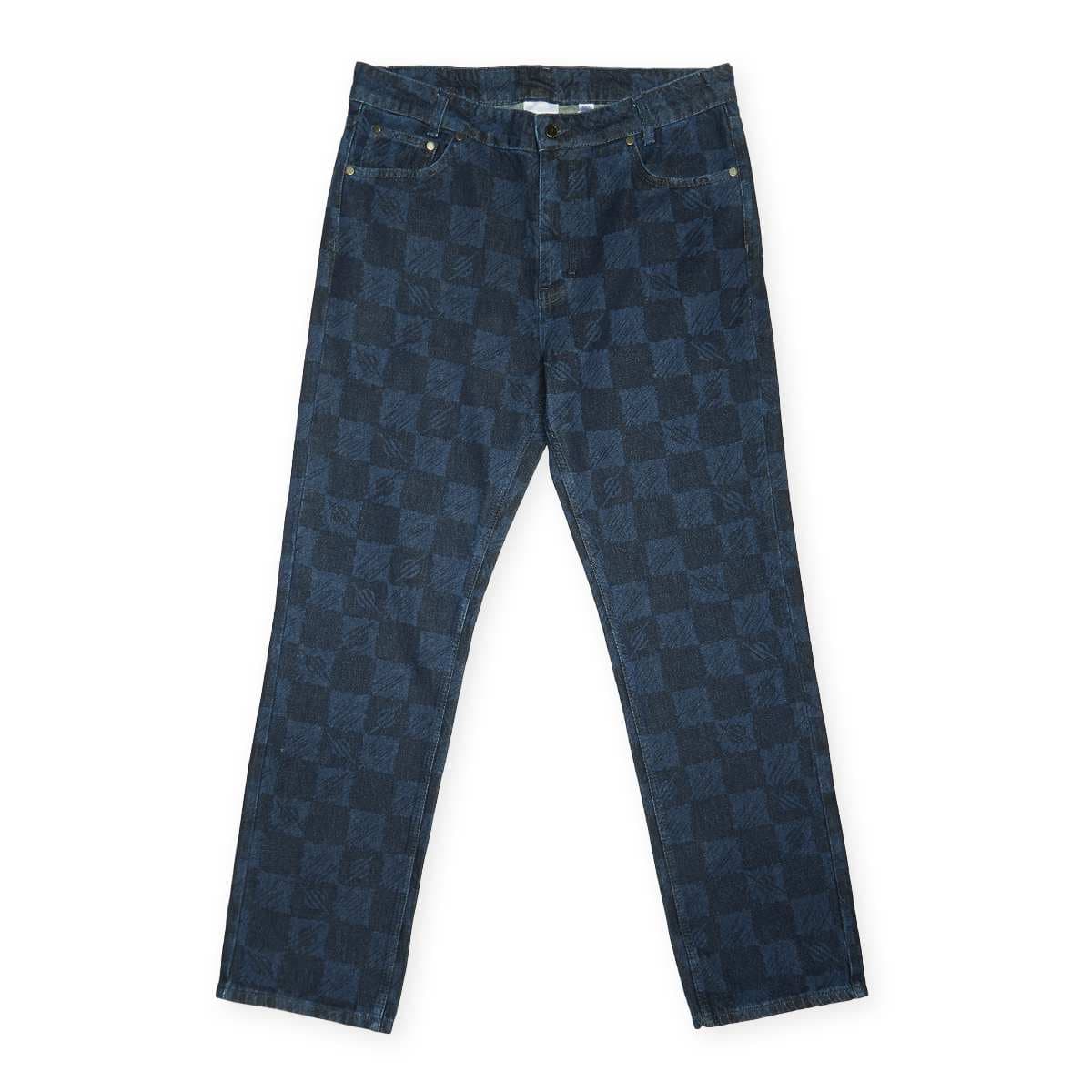 Kibo Check Jacquard Jeans