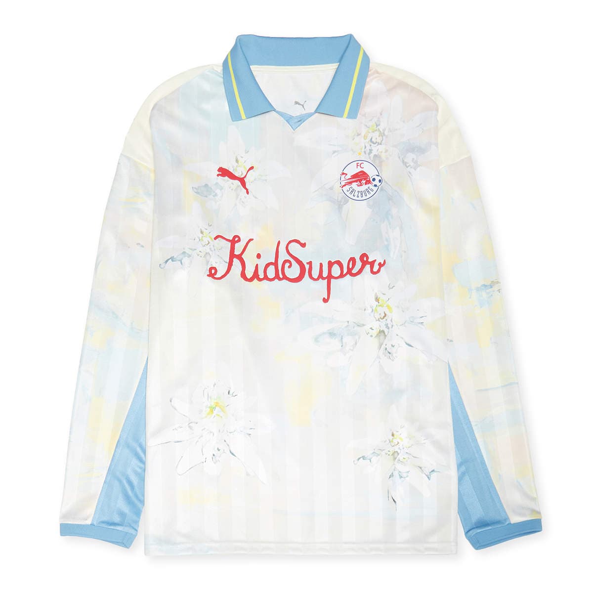 x KidSuper FC Red Bull Salzburg Longsleeve Retro Shirt