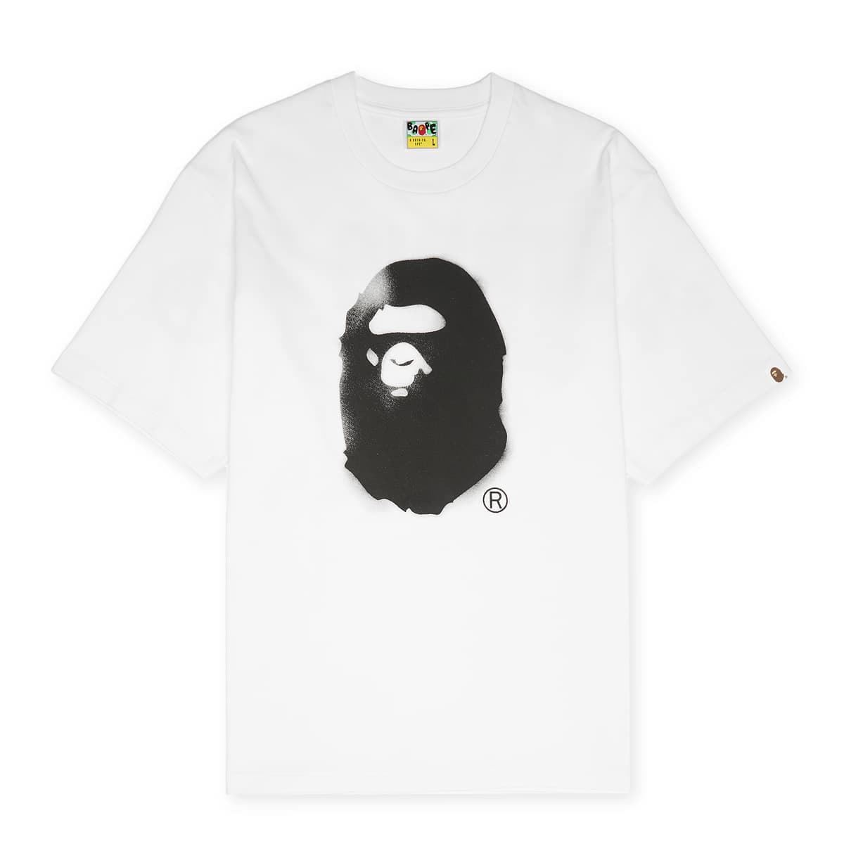Spray Print Ape Head Relaxed Fit Tee #2 M