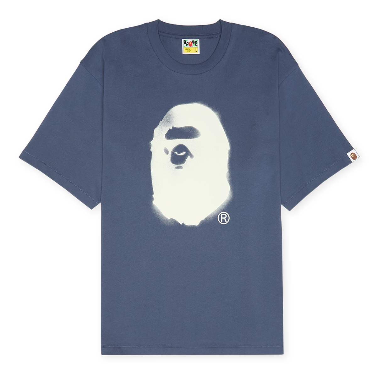 Spray Print Ape Head Relaxed Fit Tee #2 M