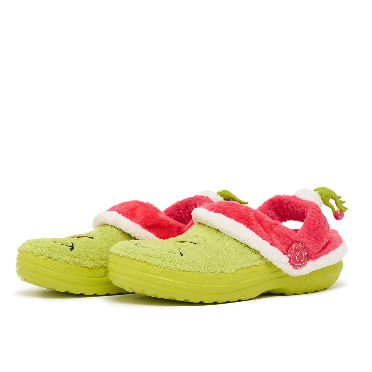x The Grinch Classic Lined Clog "Stolen Christmas" 