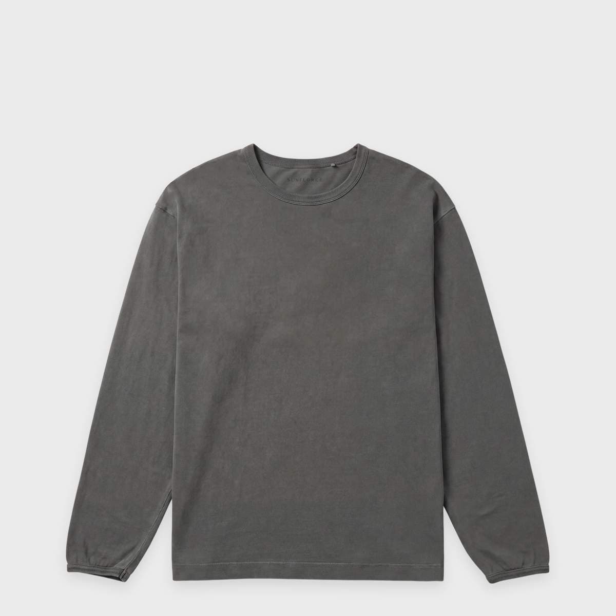 Heavy Jersey LS faded black