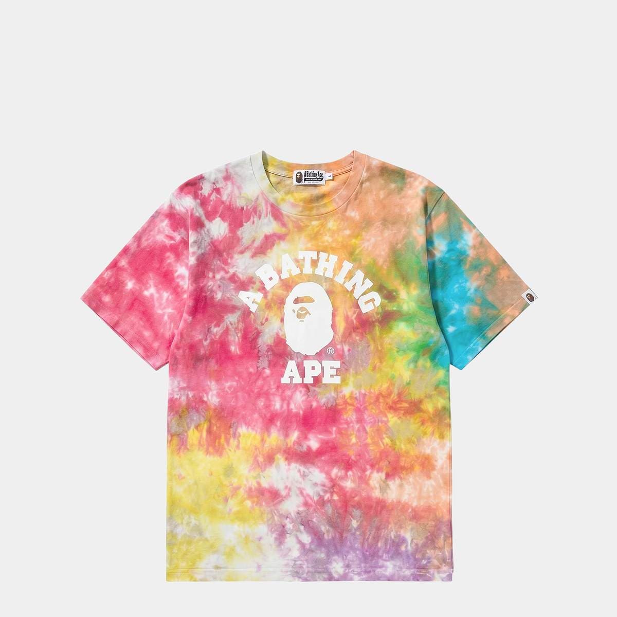 Tie Dyed College Relaxed Fit Tee M