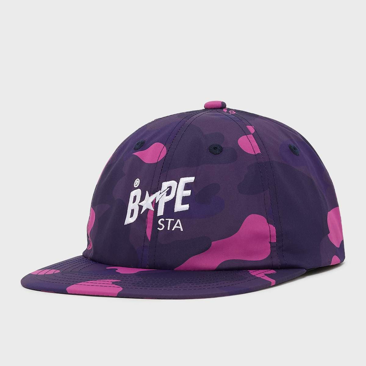 Color Camo Bape Sta Panel Cap