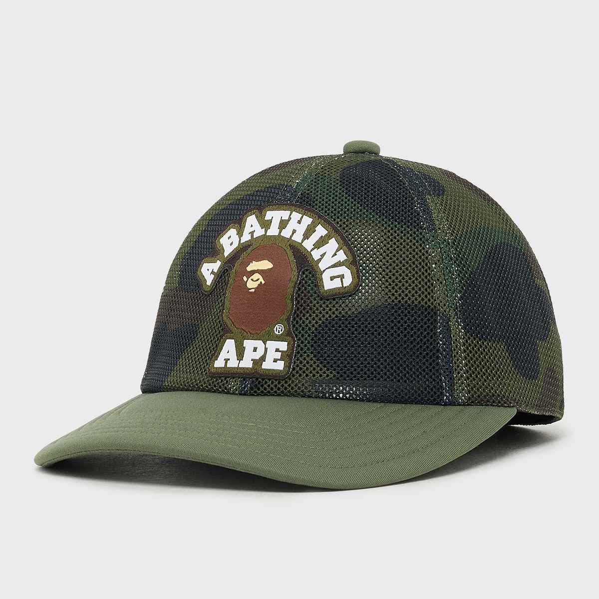 1st Camo College Embrodery Patched Mesh Cap
