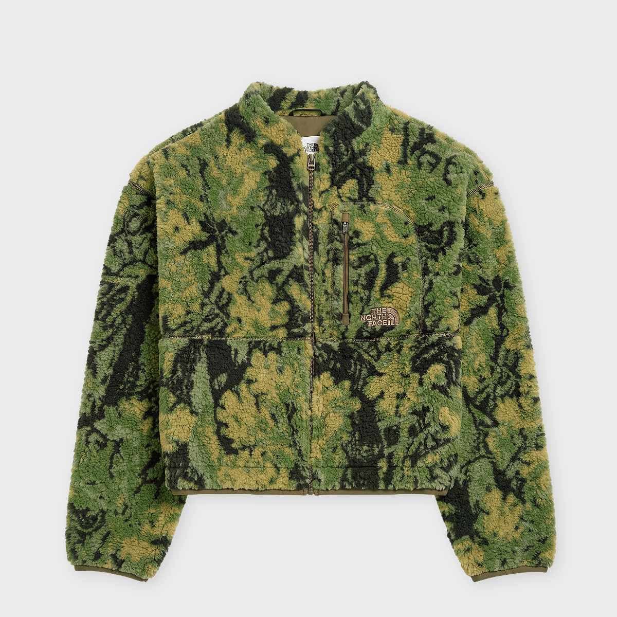 W Extreme Pile 2 FZ Jacket Print woodland green yosemite