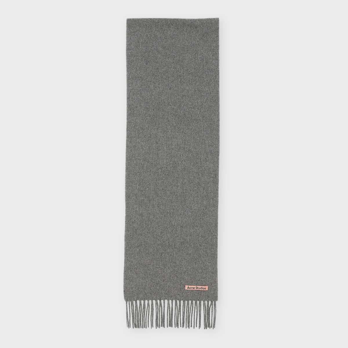 Scarf grey melange