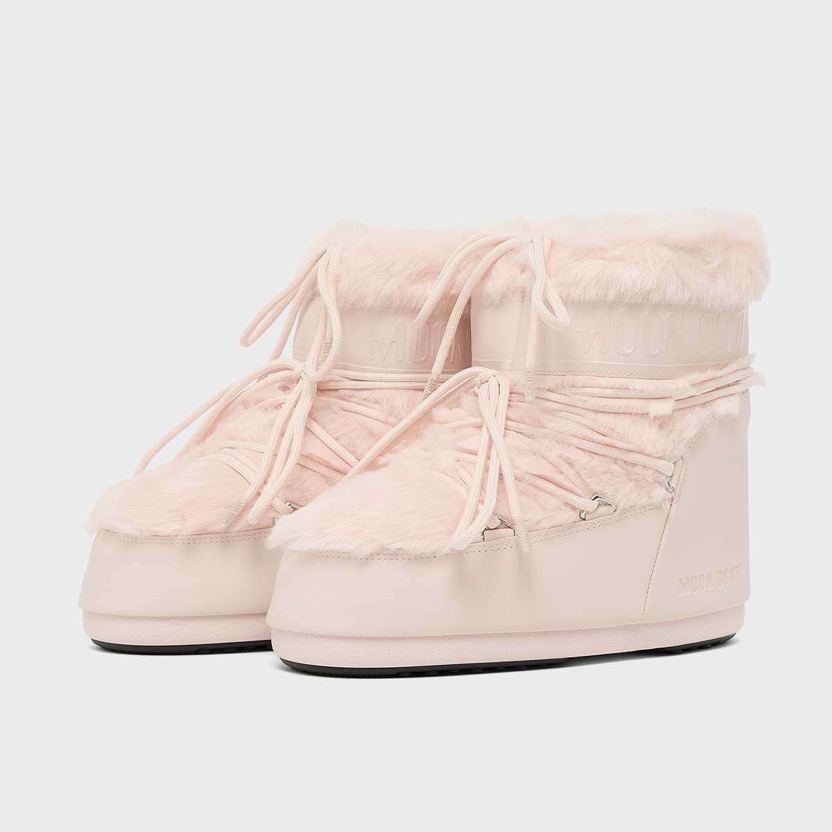 Icon Low Faux Fur dusty pink