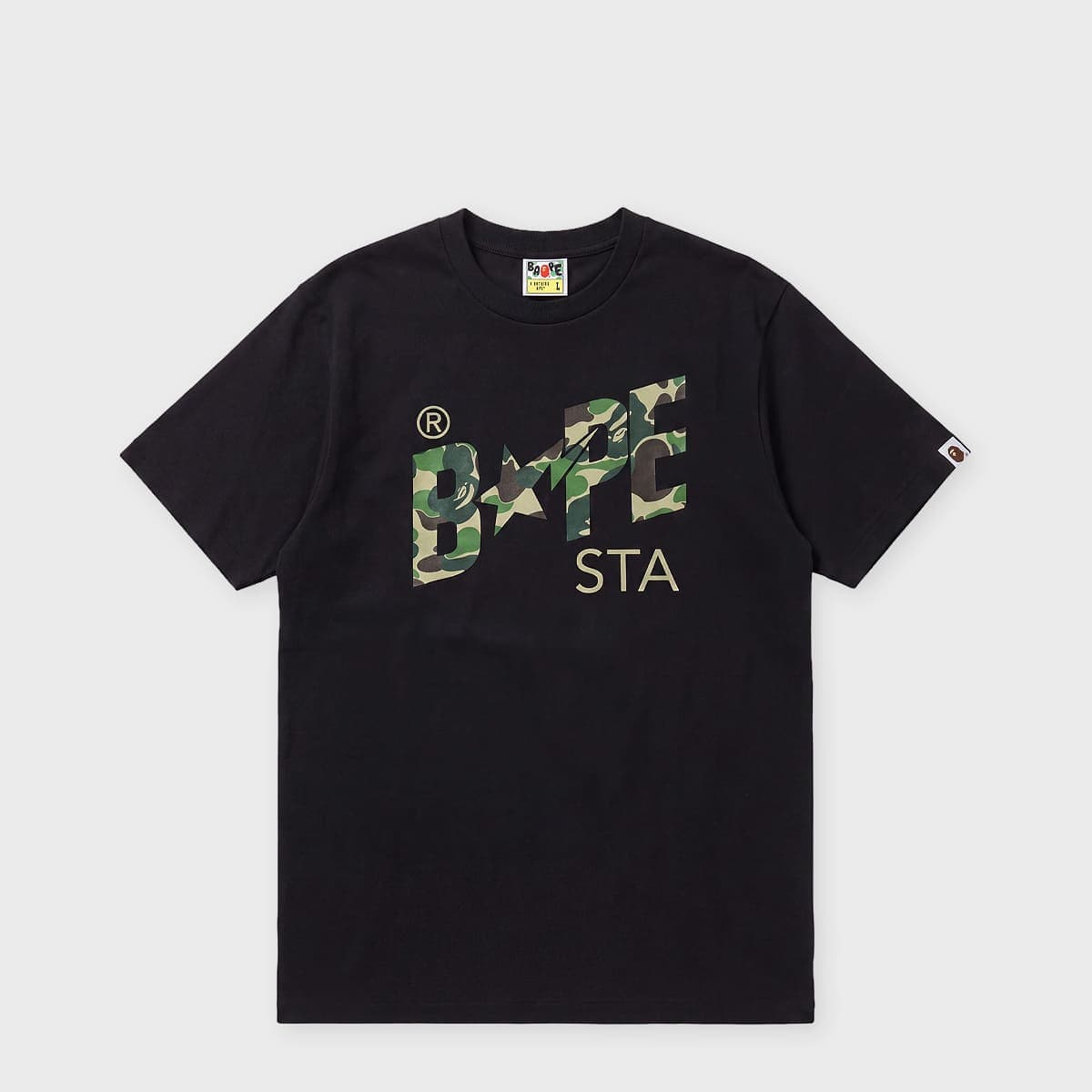 ABC Camo Bape Sta Tee black x green