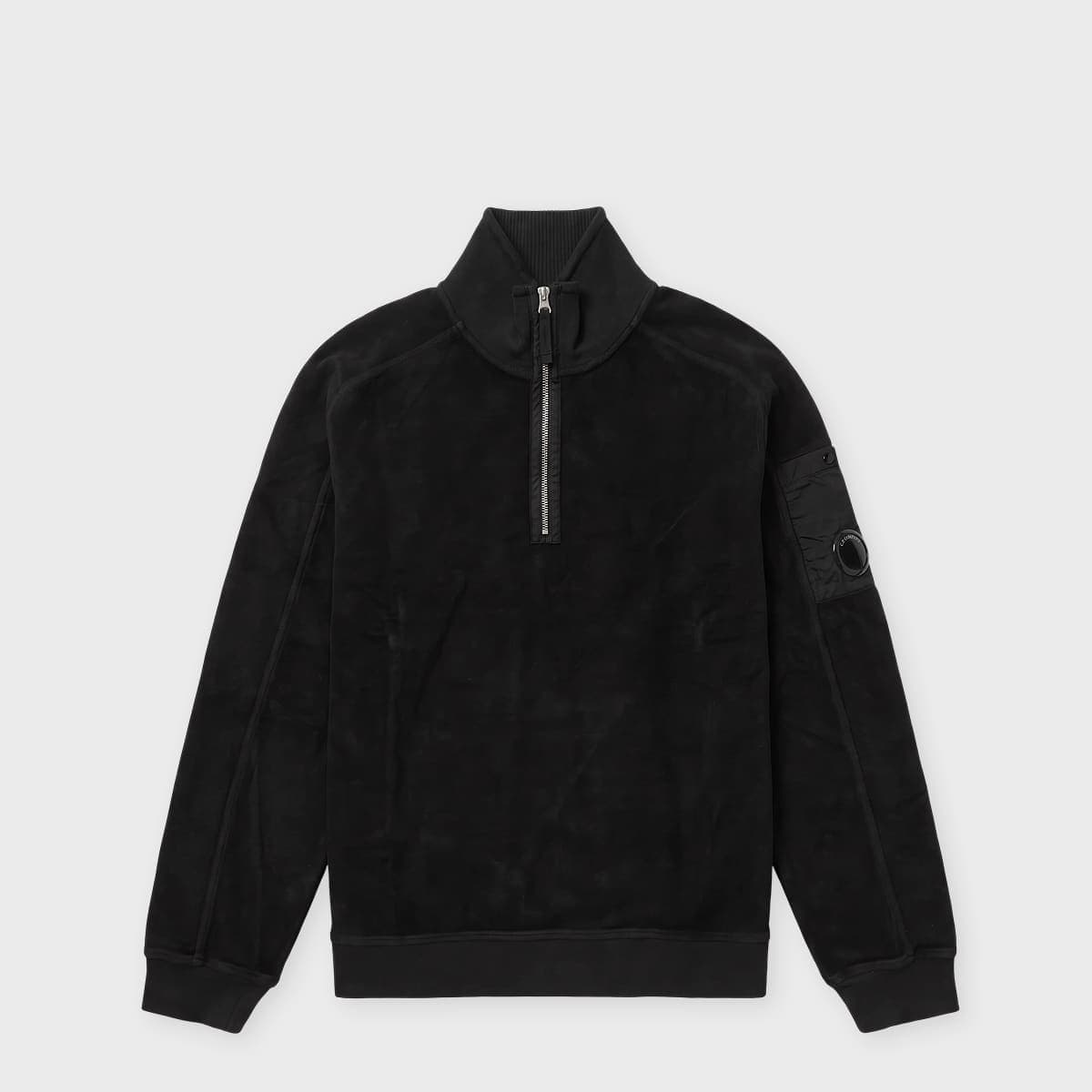 Sweatshirt Polo Collar Brushed