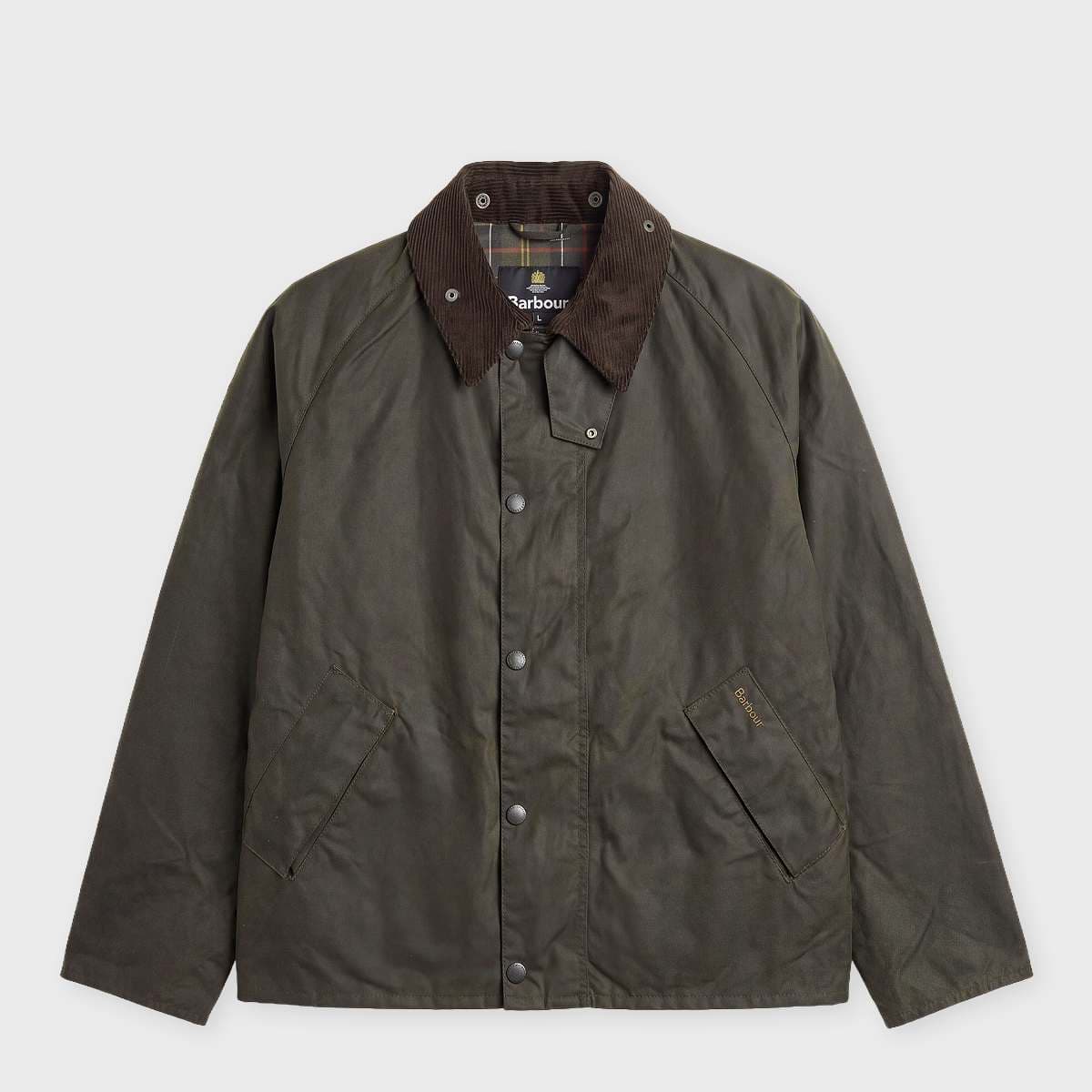 Barbour OS Transport Wax Jacket olive