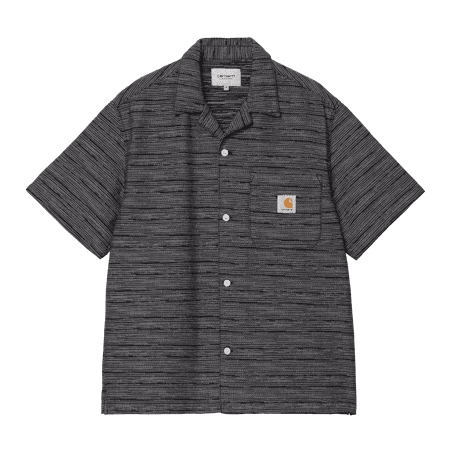 S/S Gellar Shirt (gellar stripe, black)