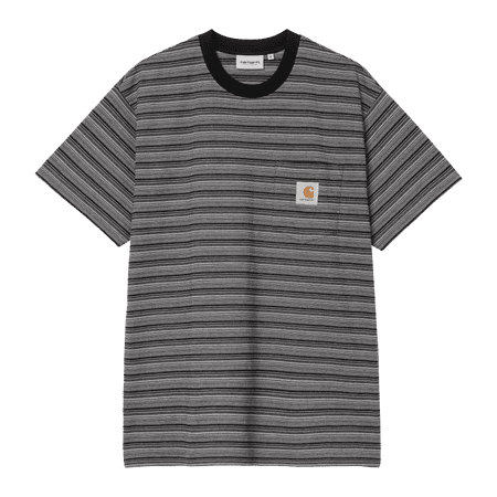 S/S Gellar Pocket T-Shirt (gellar stripe / black)