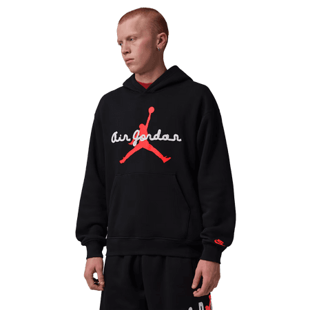Fleece Hoodie (black / infrared)