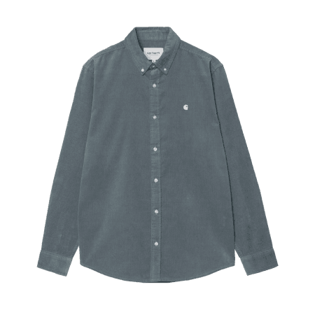 L/S Madison Fine Cord Shirt (cozy blue / wax)