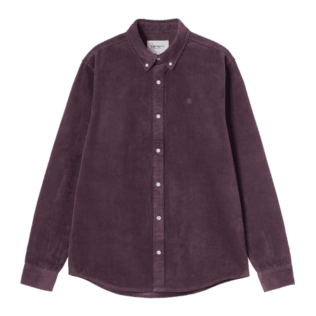 L/S Madison Cord Shirt (cozy purple)