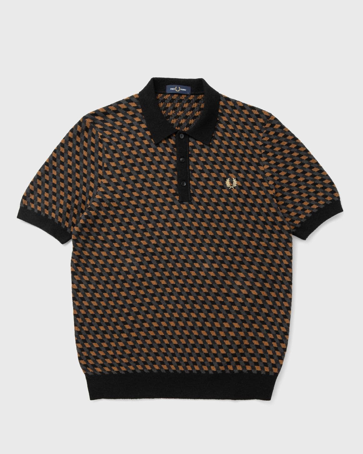 GEOMETRIC KNITTED SHIRT
