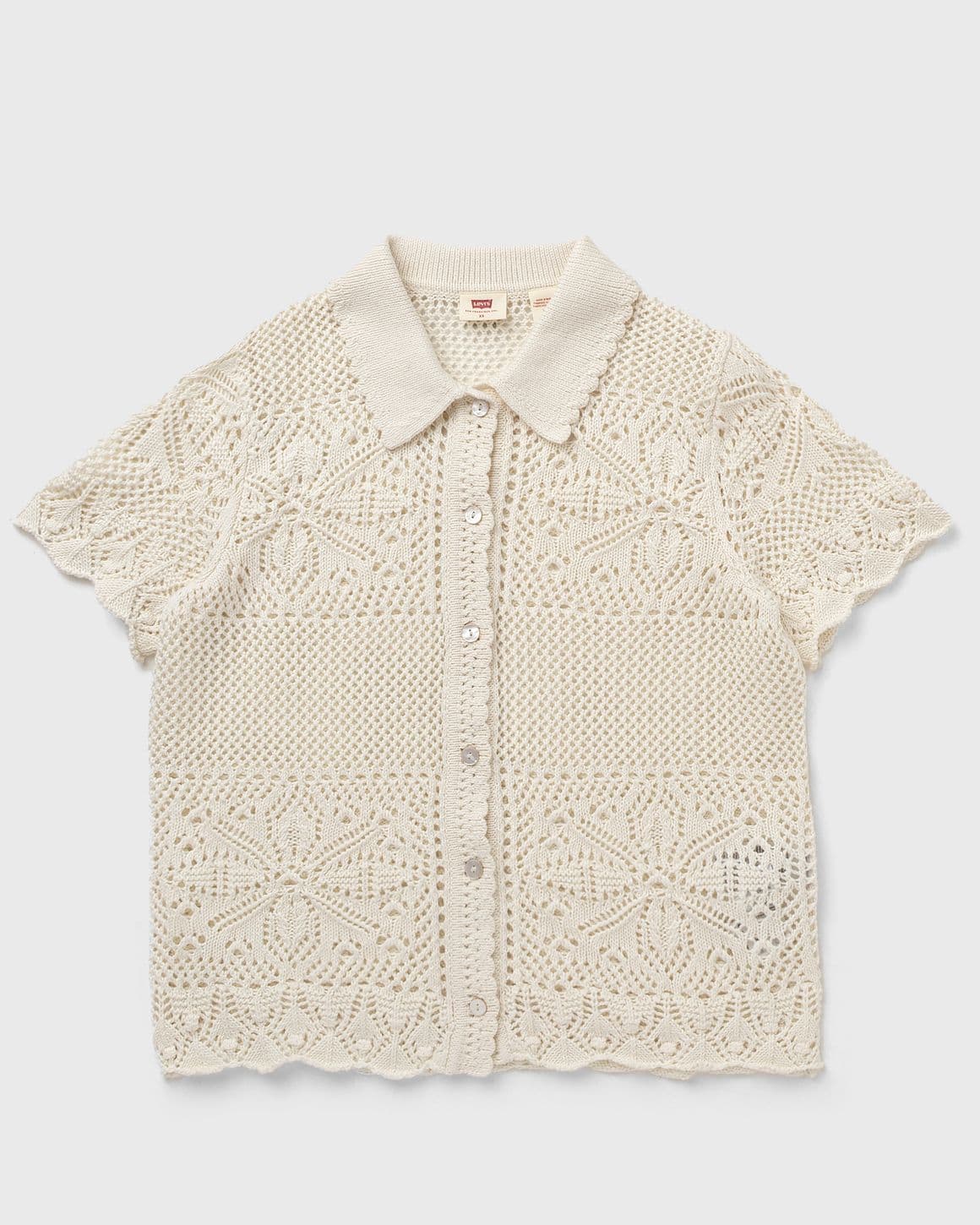 SUSANNA FLORAL CROCHET SHIRT