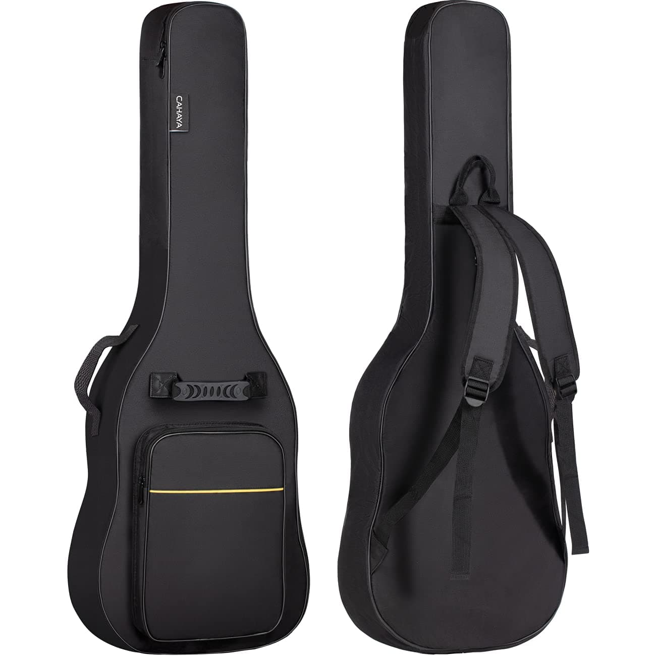 CAHAYA Bolsa Guitarra Electrica Acolchada 9mm Funda para Guitarra Electrica con Un Bolsillo Frontal para Libros de Música