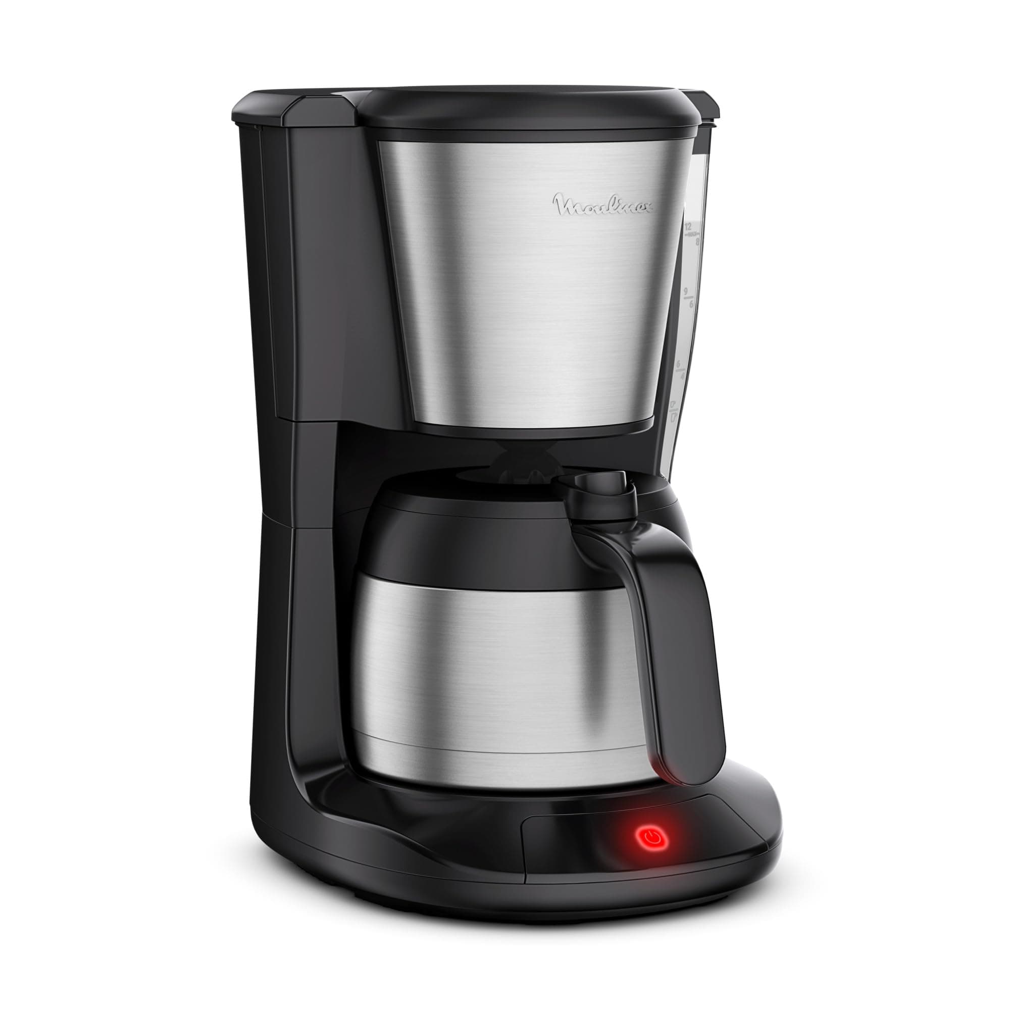 Moulinex Subito, Cafetière filtre avec verseuse isotherme, Capacité de 0,9L, 12tasses, FT5S0DE0