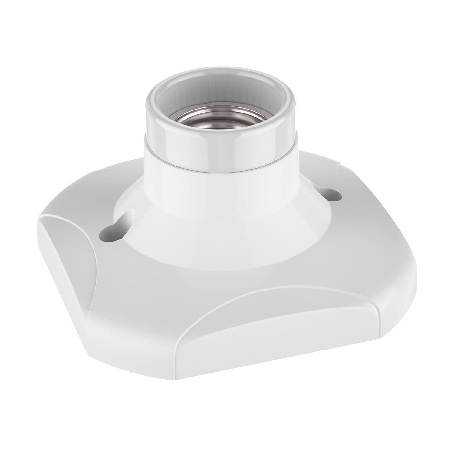 ledscom.de Deckenleuchte/Lampenfassung ELEKTRA, weiß, 1x E27 max. 60W