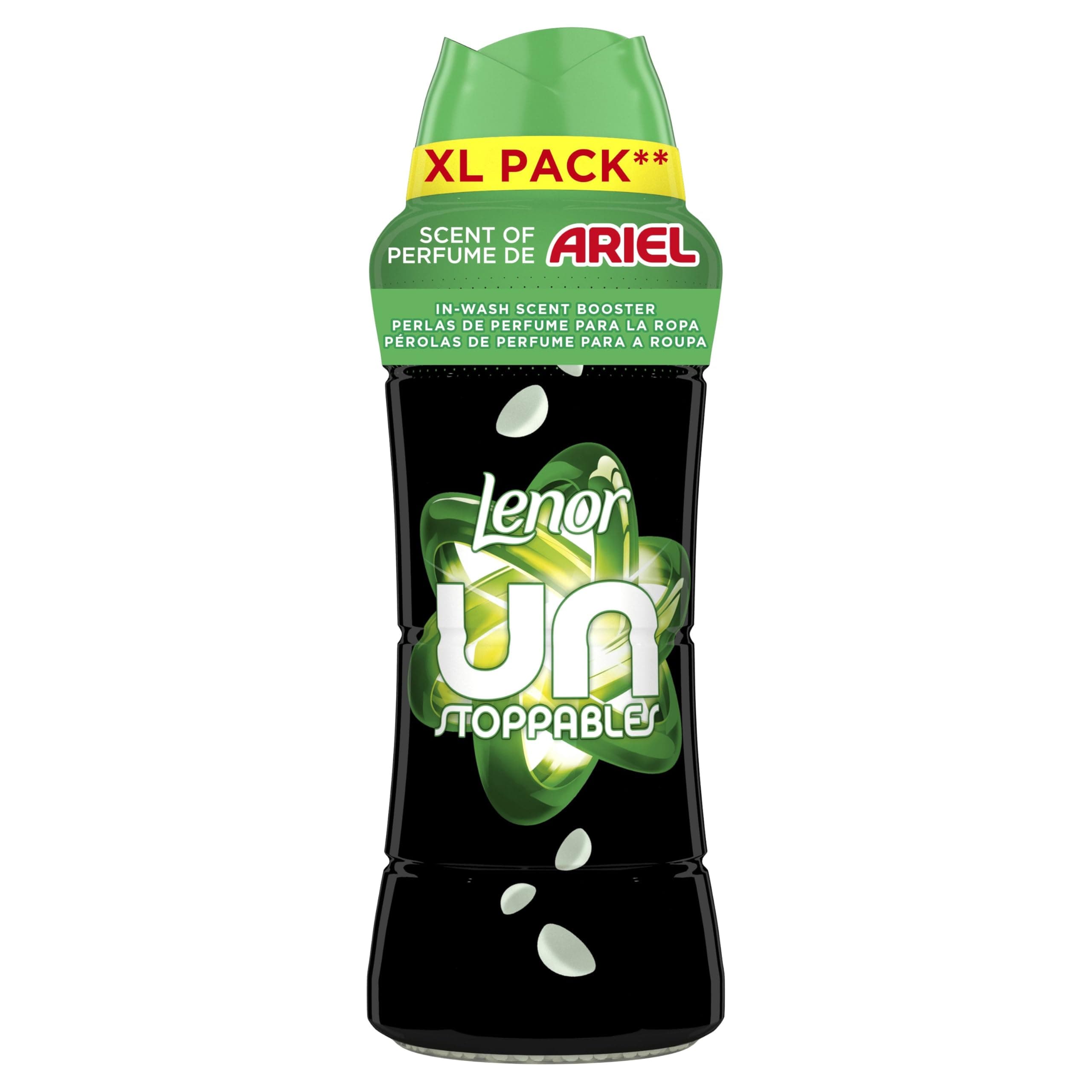 Lenor UNstoppables Perlas de Perfume para la Ropa, 41 Lavados (495g), Suavizante con Fragancia Ariel, Potenciador de Frescor