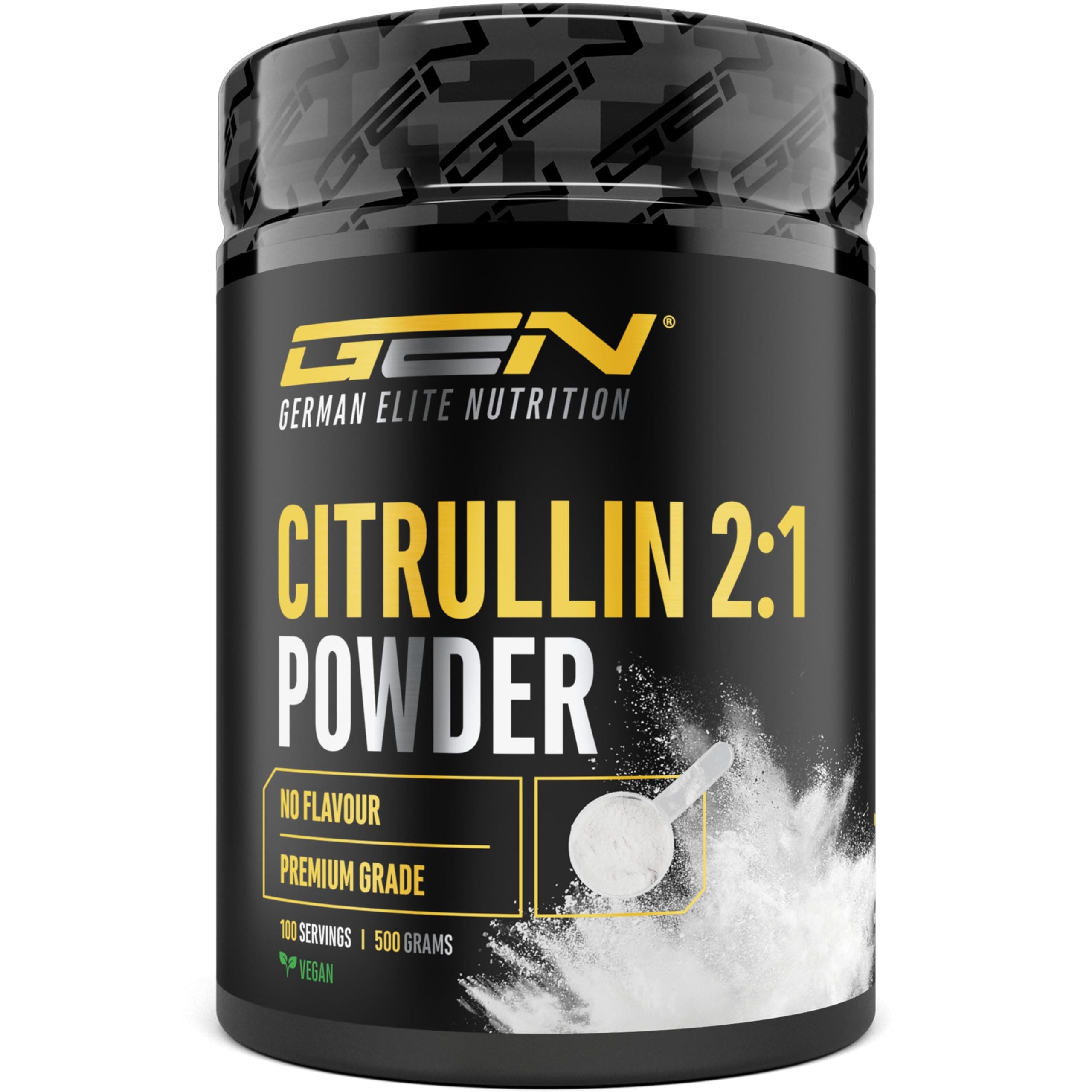 L-Citrullin DL-Malat 2:1-500 g Pulver - Aus pflanzlicher Fermentation - Hochreine, vegane Aminosäure - Optimale Löslichkeit und ohne Zusätze