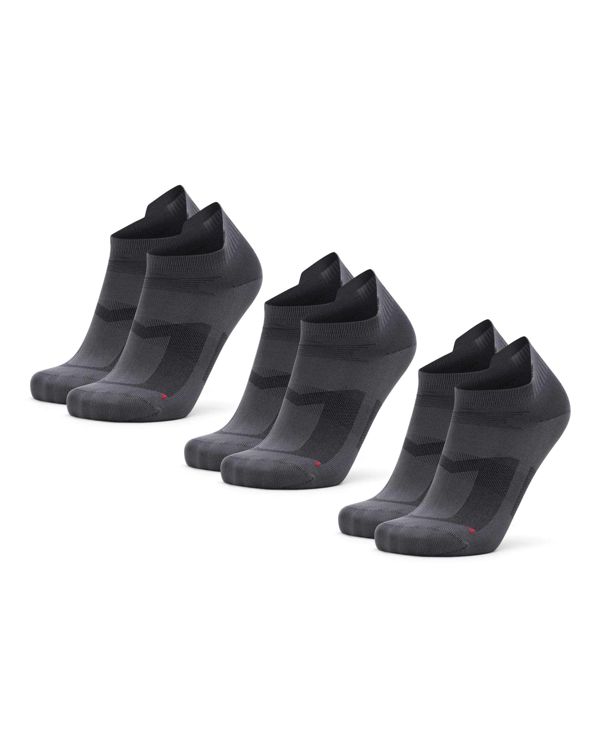 DANISH ENDURANCE Calzini corti da corsa, pantofole sportive traspiranti e anti-vesciche, da uomo, 3 o 5 paia