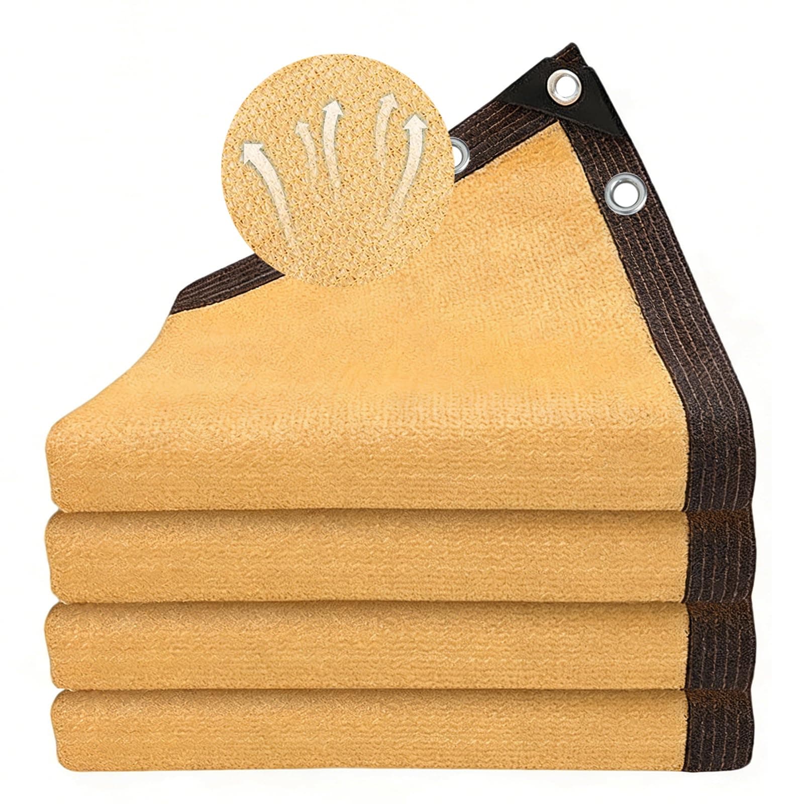 Filet D'Ombrage, Filet Protection Solaire 95% UV Tissu D'Ombrage, Toile d'ombrage de Serres Coupe-Ventpour La Couverture VéGéTale/Serre/Jardin/Pergola