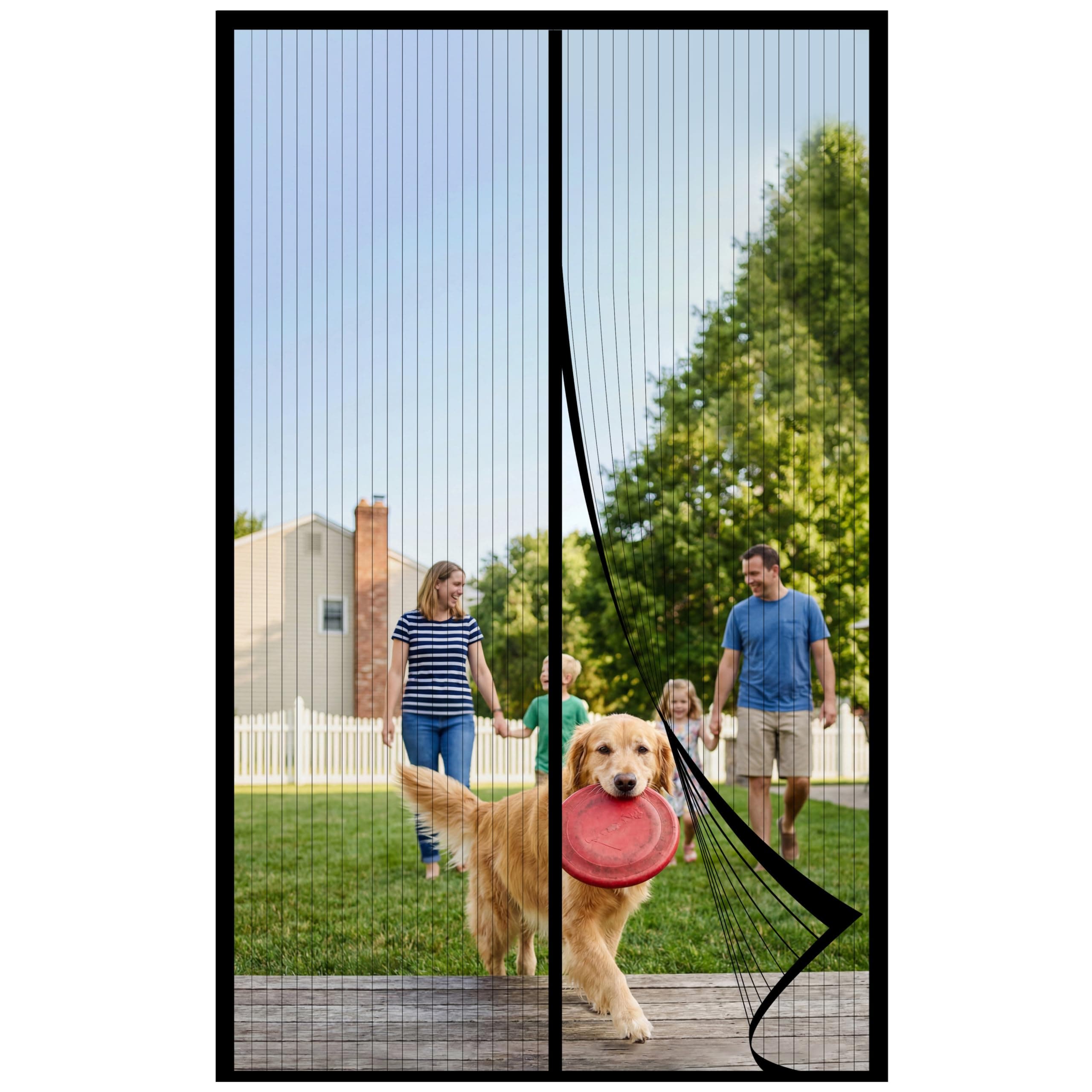 ViShawtek Zanzariera Magnetica 130x240, Zanzariera Porta Finestra, Tende Antizanzare, Mosquito Net, Fly Screens For Doors